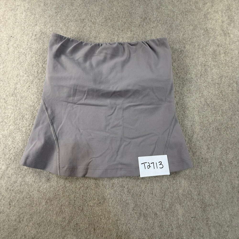 Lululemon Athletic Skirt Purple Grey strapless top Women Size 4